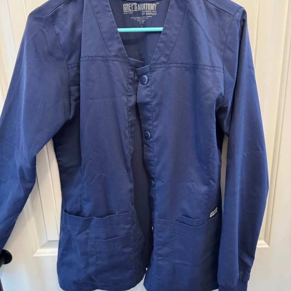 Grey's Anatomy Woman’s Navy scrub Jacket